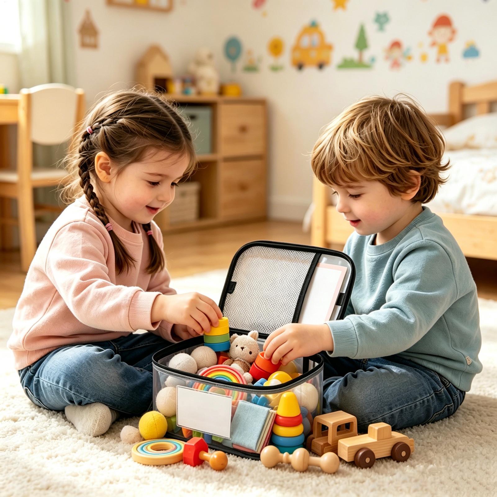 Clear Toy Storage Bags 6 Piece - огляд і ціна Nursery