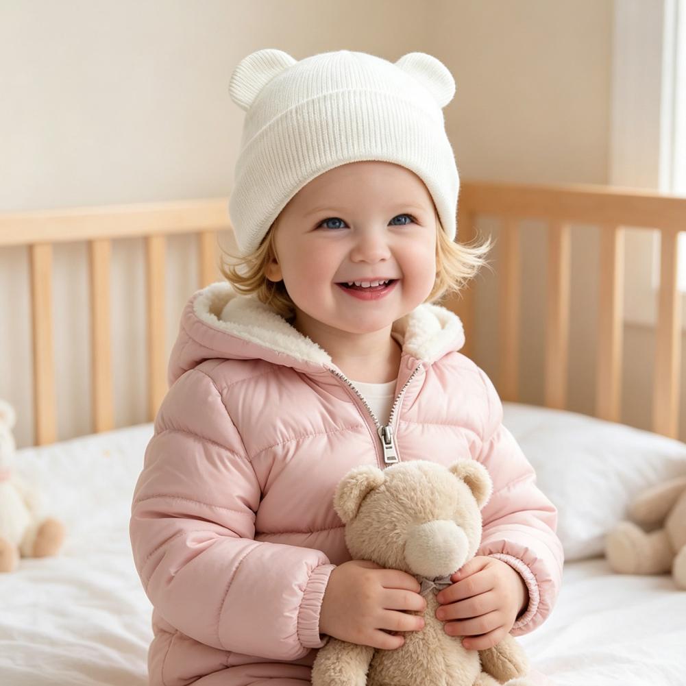 Baby Winter Knitted Hat, Cute  - огляд і ціна Infant Beanie Hat With Ears