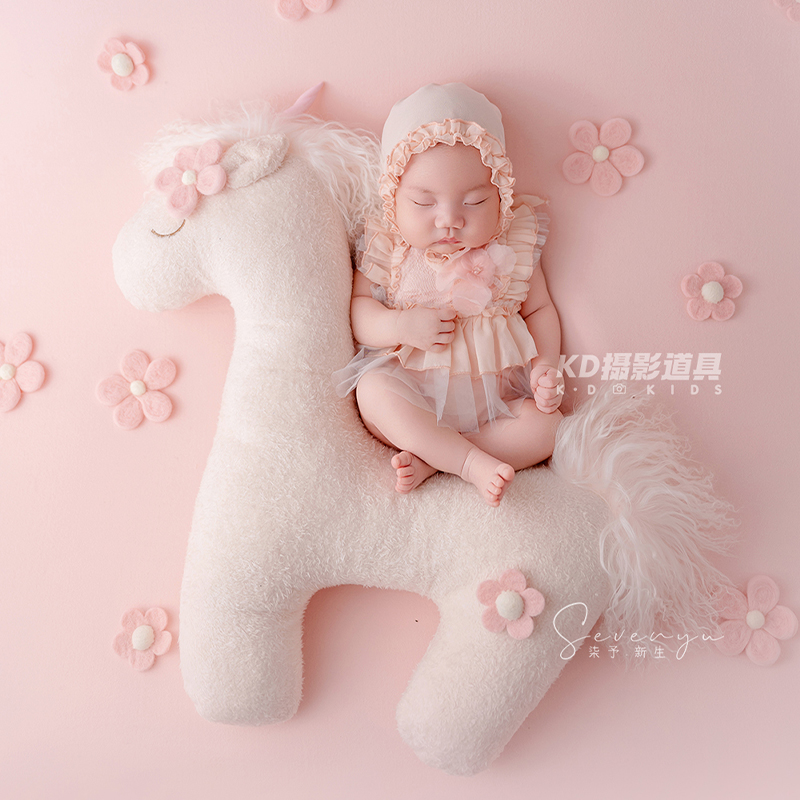 Cute Unicorn Theme Newborn Pho - огляд і ціна Infant Photography Props Outfit