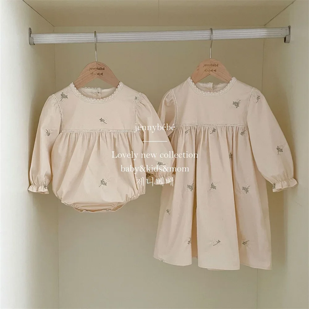 Baby Girls Embroidered Floral  - огляд і ціна Newborn Baby Girl Romper Floral