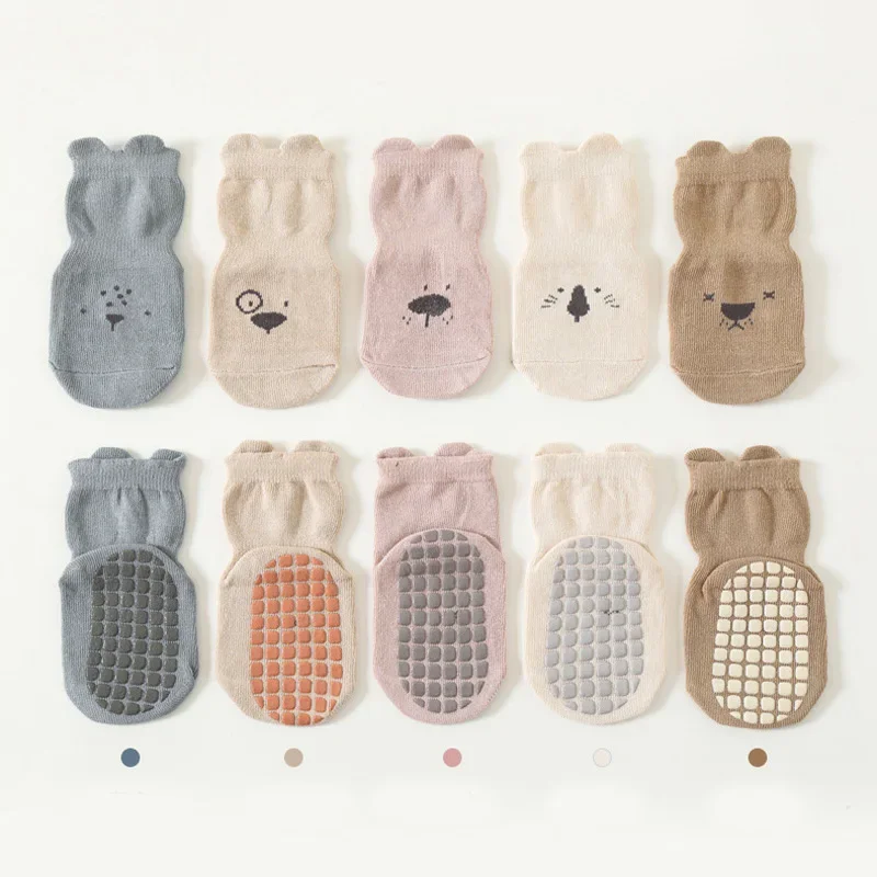 3/5 Pairs Baby Adorable Animal - огляд і ціна Unisex Baby Socks Non Slip