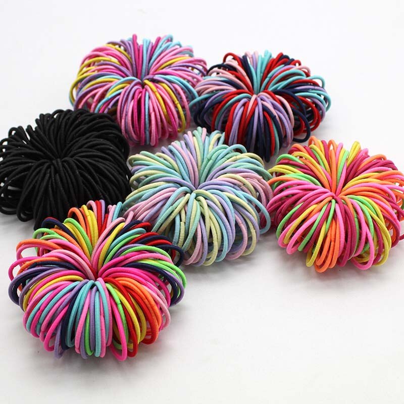 100pcs Hair Bands Girl Candy C - огляд і ціна Baby Gear