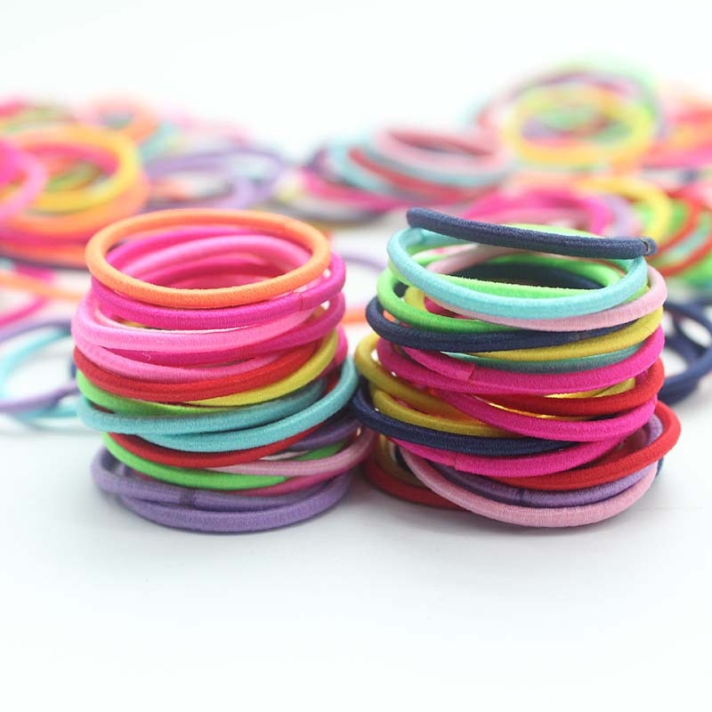 100pcs Hair Bands Girl Candy C - огляд і ціна Baby Gear