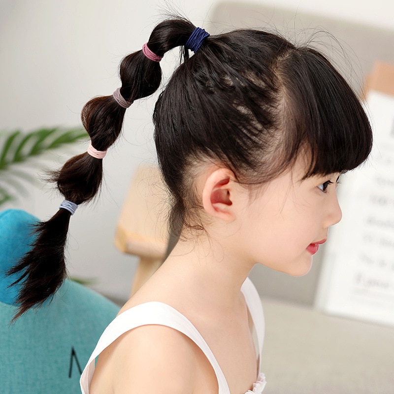 100pcs Hair Bands Girl Candy C - огляд і ціна Baby Gear