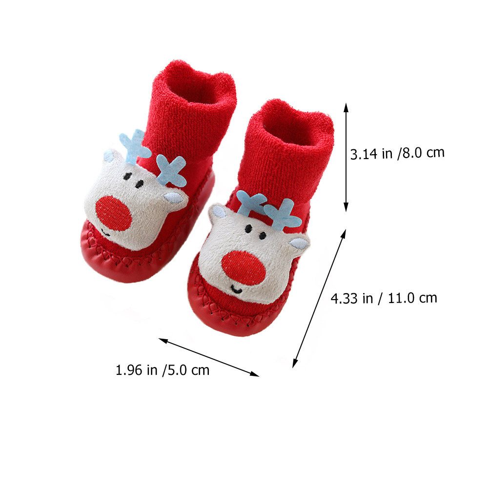 1Pair Warm Christmas Socks Chi - огляд і ціна Unisex Baby Socks Non Slip
