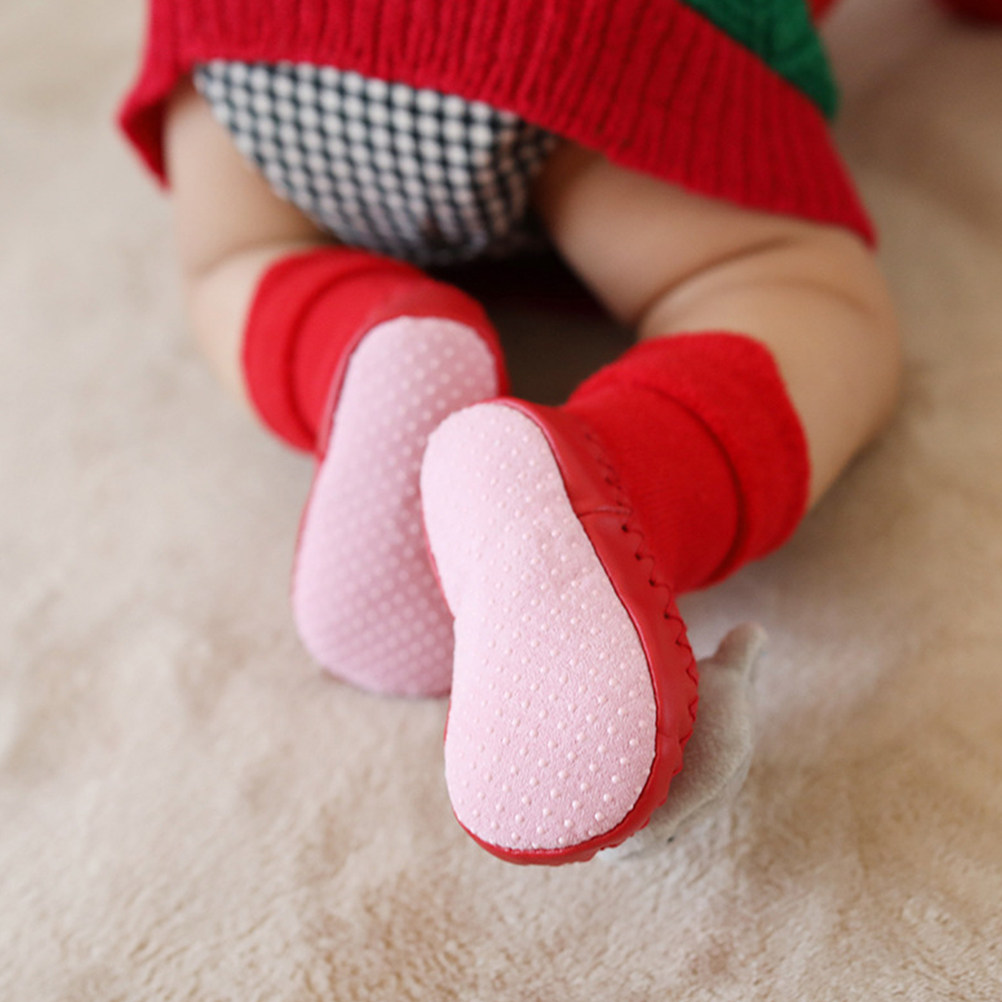 1Pair Warm Christmas Socks Chi - огляд і ціна Unisex Baby Socks Non Slip