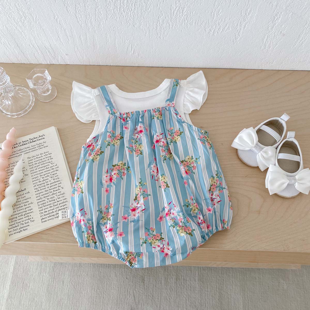 2PCS Newborn Clothes Baby Girl - огляд і ціна Newborn Baby Girl Romper Floral