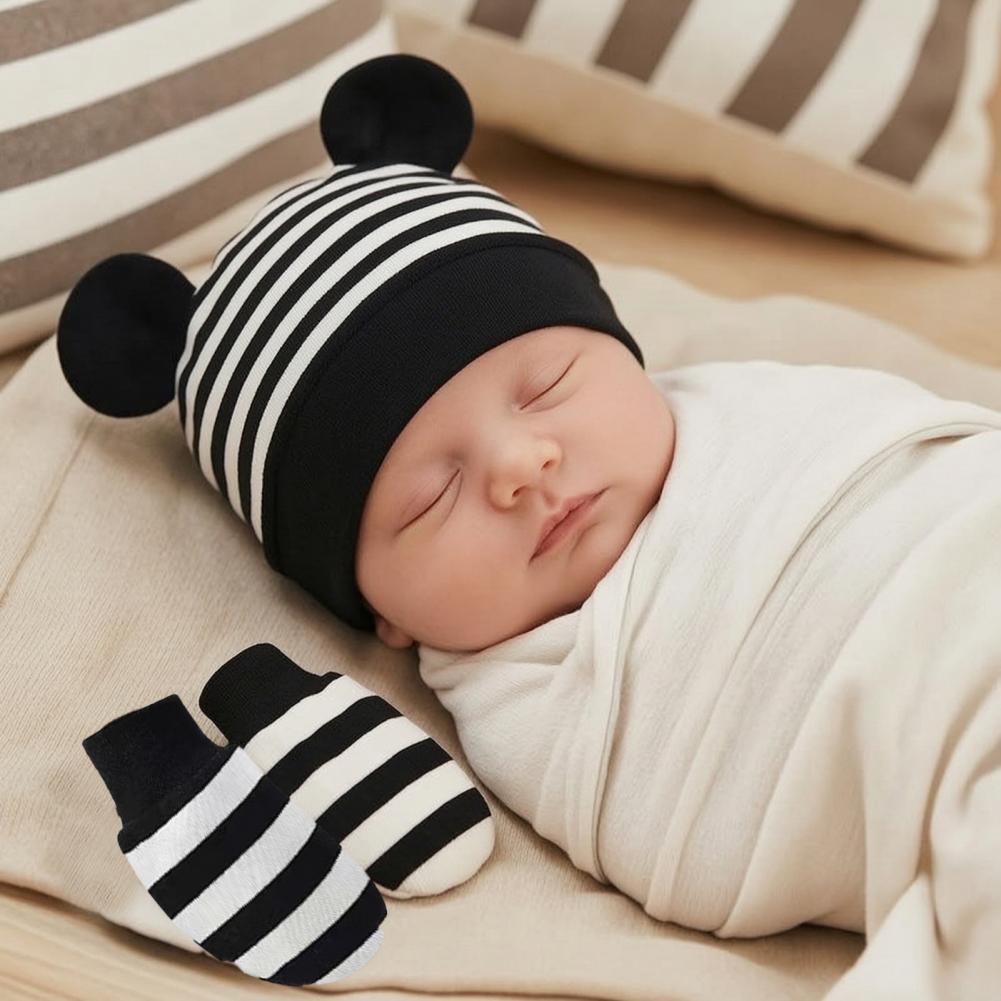 Baby Scratch Mittens Booties N - огляд і ціна Infant Beanie Hat With Ears