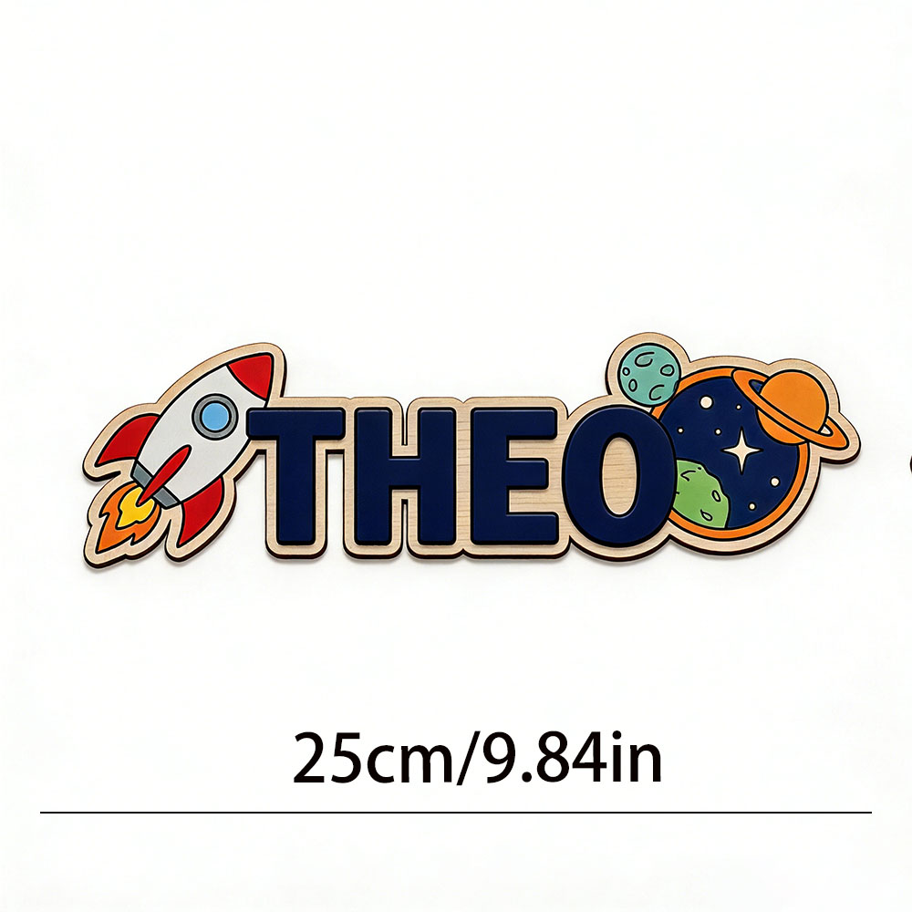 Personalized Space Rocket Name - огляд і ціна Nursery