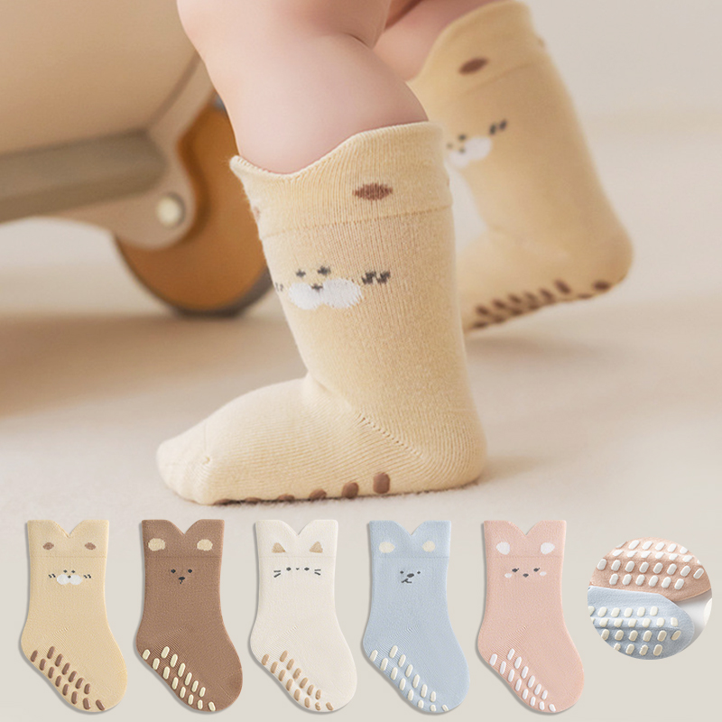 3/5 Pairs Newborn Child Anti-s - огляд і ціна Unisex Baby Socks Non Slip