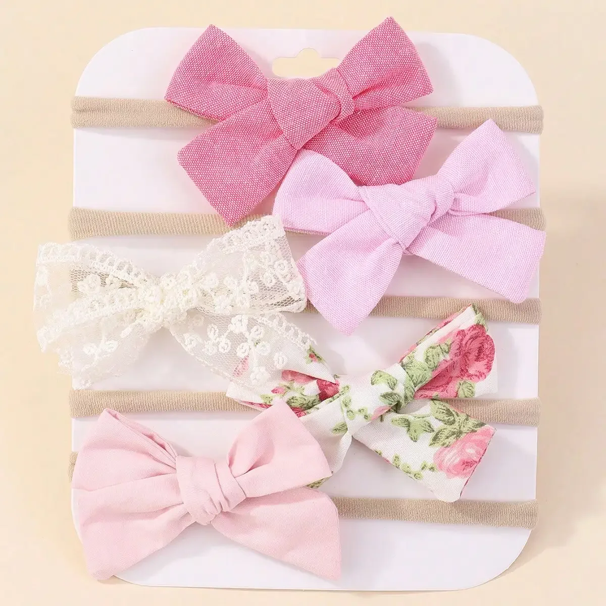 5Pcs/Set Baby Elastic Headband - огляд і ціна Baby Gear