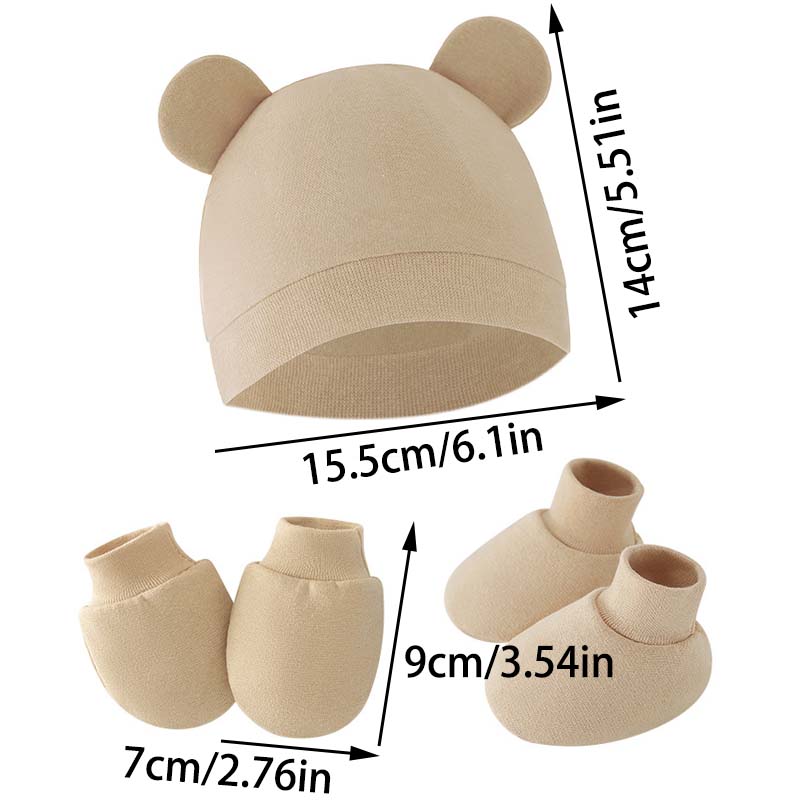 2026 Baby Hat Glove Socks Newb - огляд і ціна Infant Beanie Hat With Ears