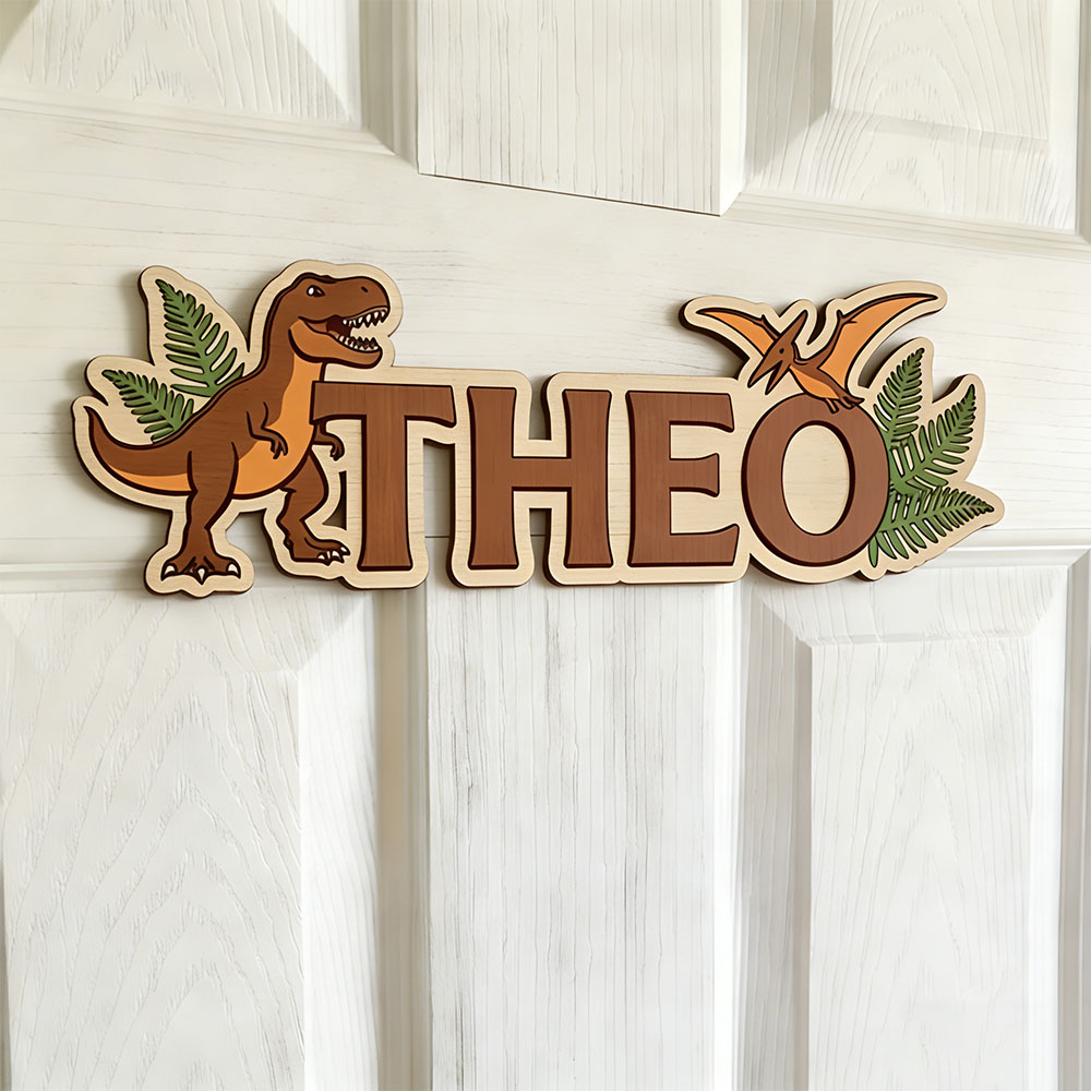 Personalized Dinosaur Name Sig - огляд і ціна Nursery