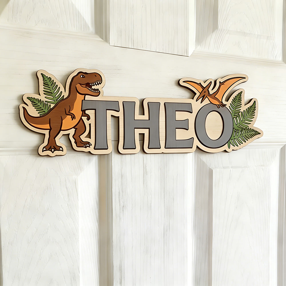 Personalized Dinosaur Name Sig - огляд і ціна Nursery
