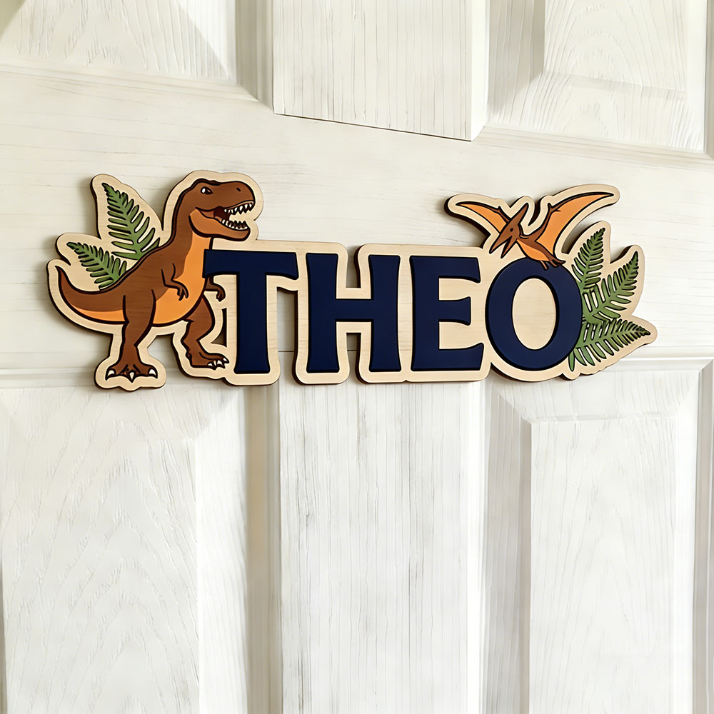 Personalized Dinosaur Name Sig - огляд і ціна Nursery