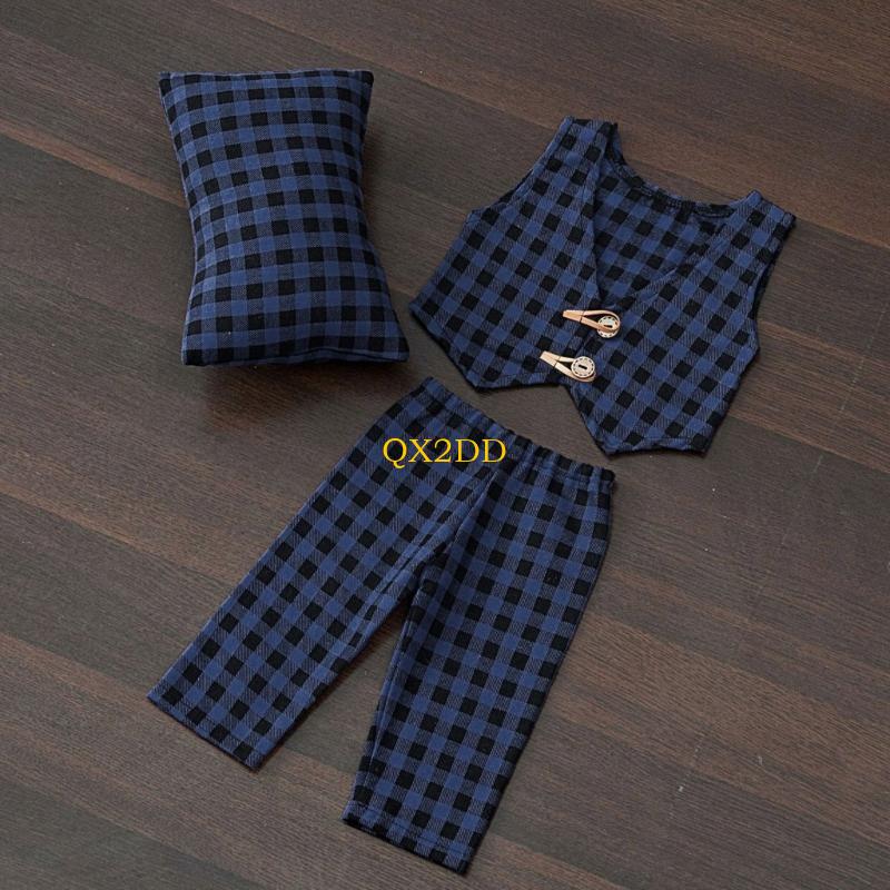 QX2D Checkered Pillow Pants &  - огляд і ціна Infant Photography Props Outfit
