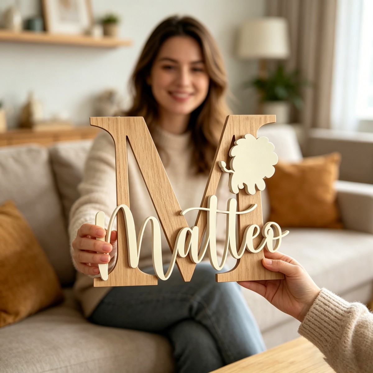1Pc Custom Lion Name & Initial - огляд і ціна Nursery