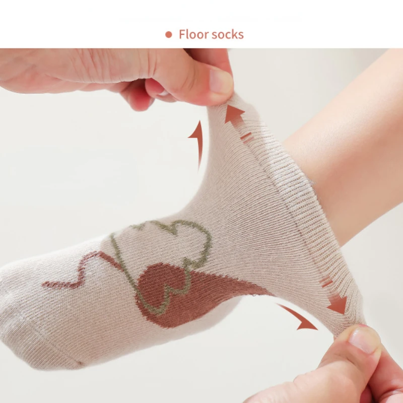 New Autumn Winter Kawaii Baby  - огляд і ціна Unisex Baby Socks Non Slip