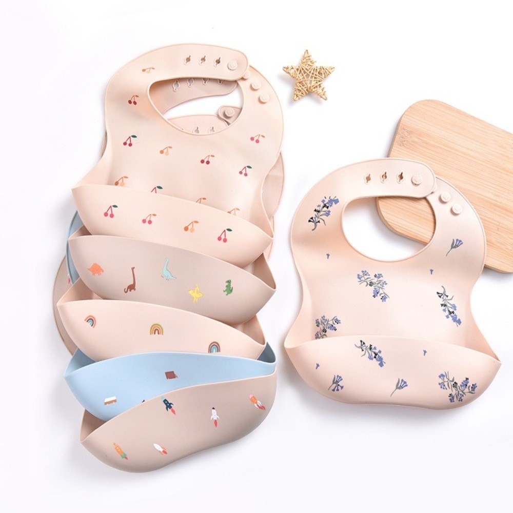 New Silicone Baby Eating Bib A - огляд і ціна Waterproof Baby Bibs Silicone