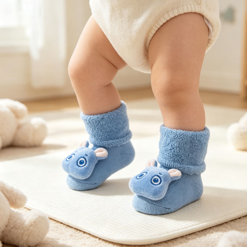 1/3/5Pairs Thick Loop Terry Ba - огляд і ціна Unisex Baby Socks Non Slip