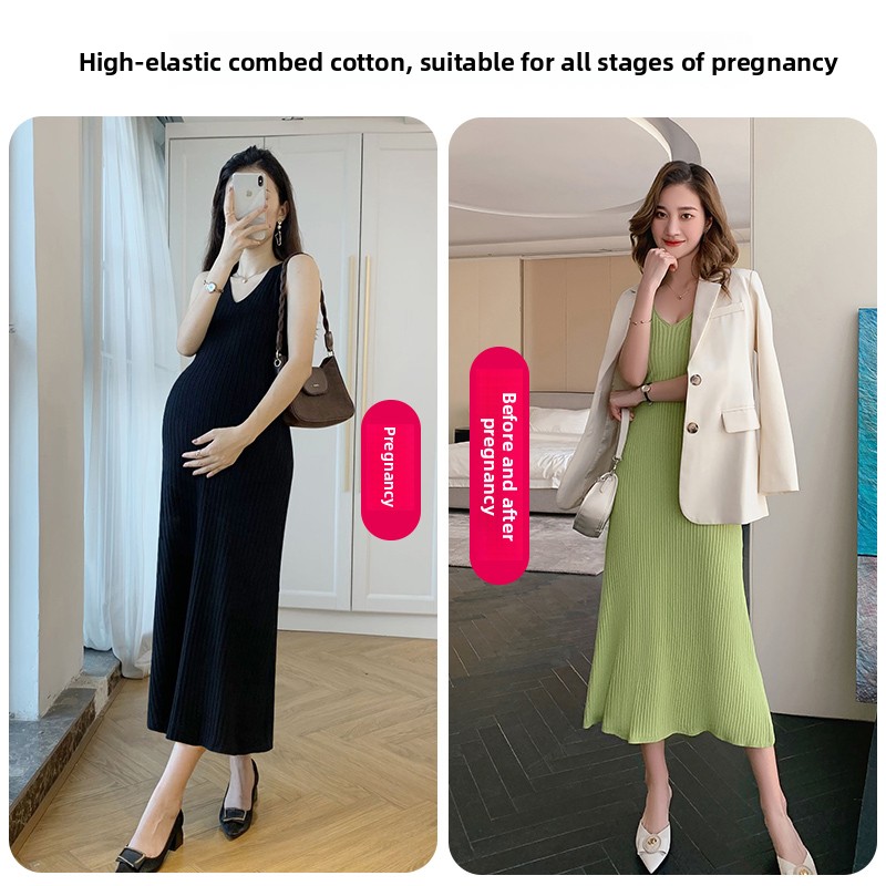 Maternity Knitted Midi Dress w - огляд і ціна Maternity Wear