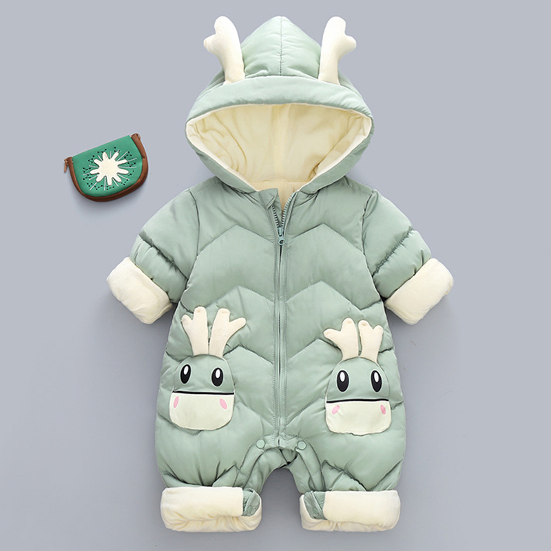 1-3Y Infant Thick Velvet Rompe - огляд і ціна Cotton Baby Onesies Zipper