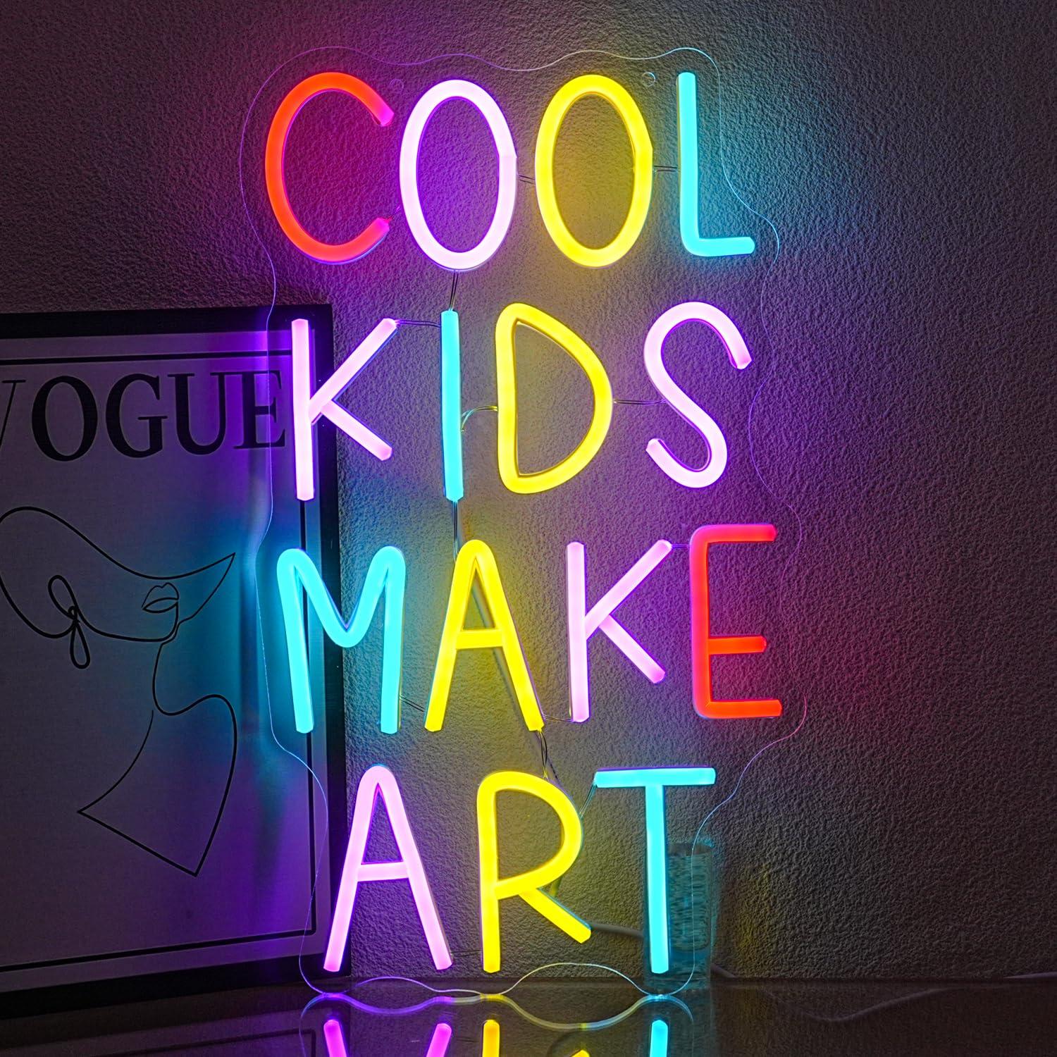 Cool Kids Make Art Neon Sign U - огляд і ціна Nursery