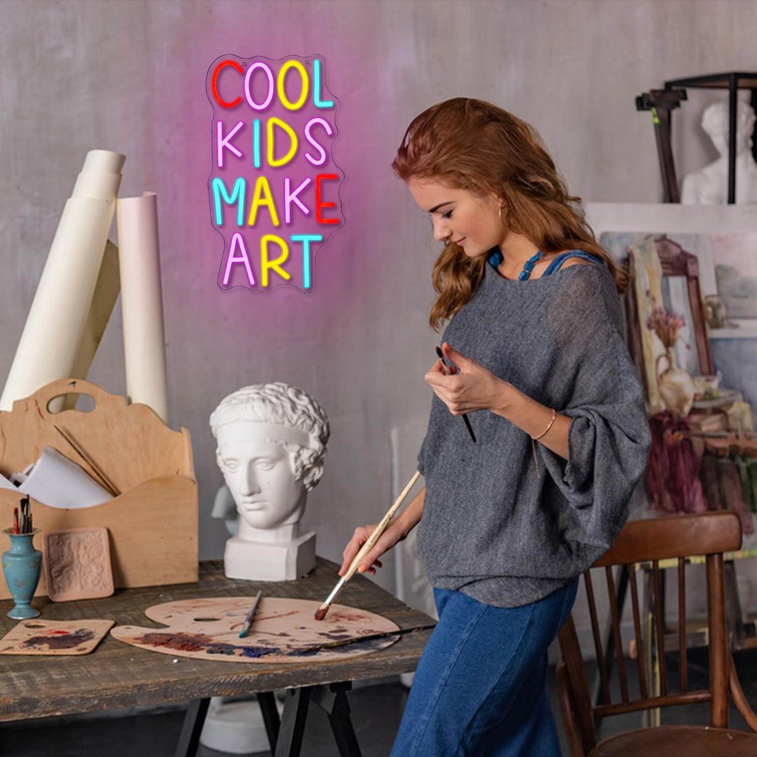 Cool Kids Make Art Neon Sign U - огляд і ціна Nursery