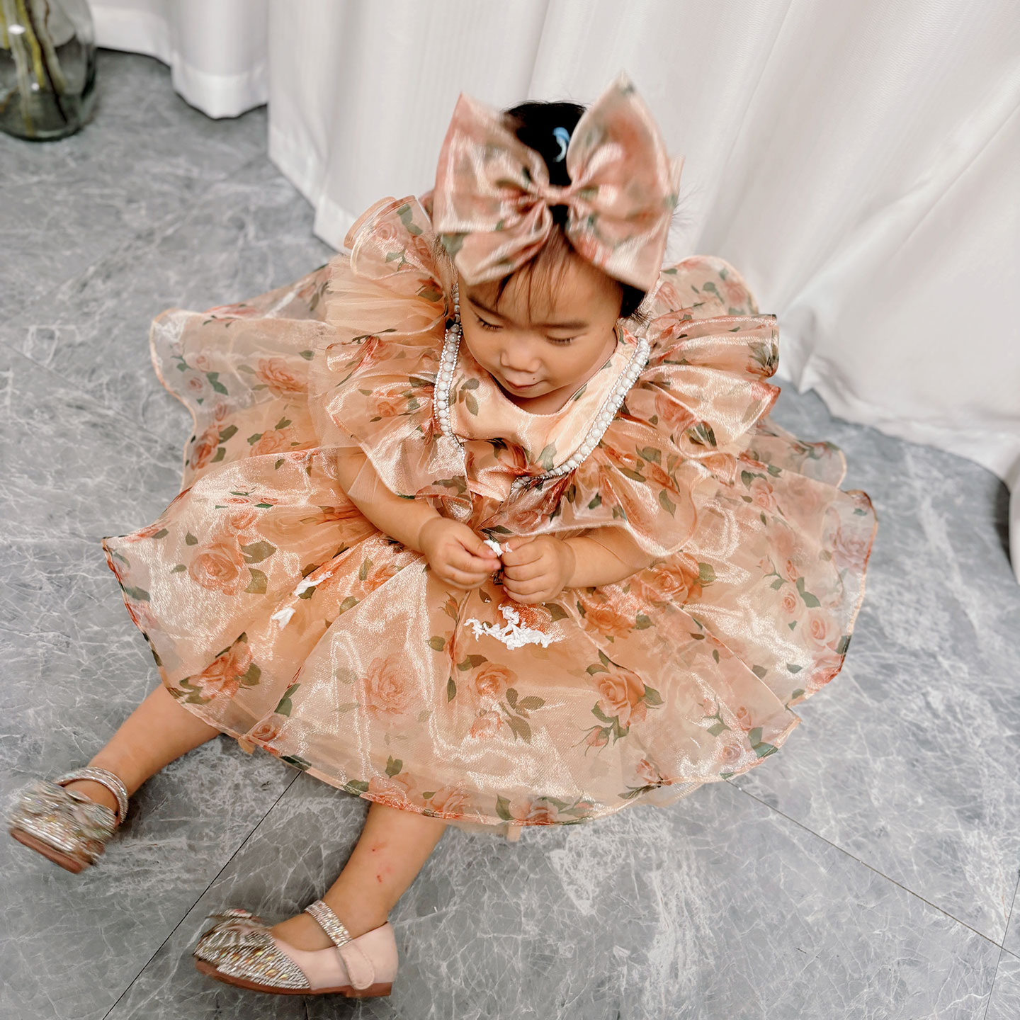 Dreamy Vow J225 Stunning Champ - огляд і ціна Toddler Girl Tulle Party Dress