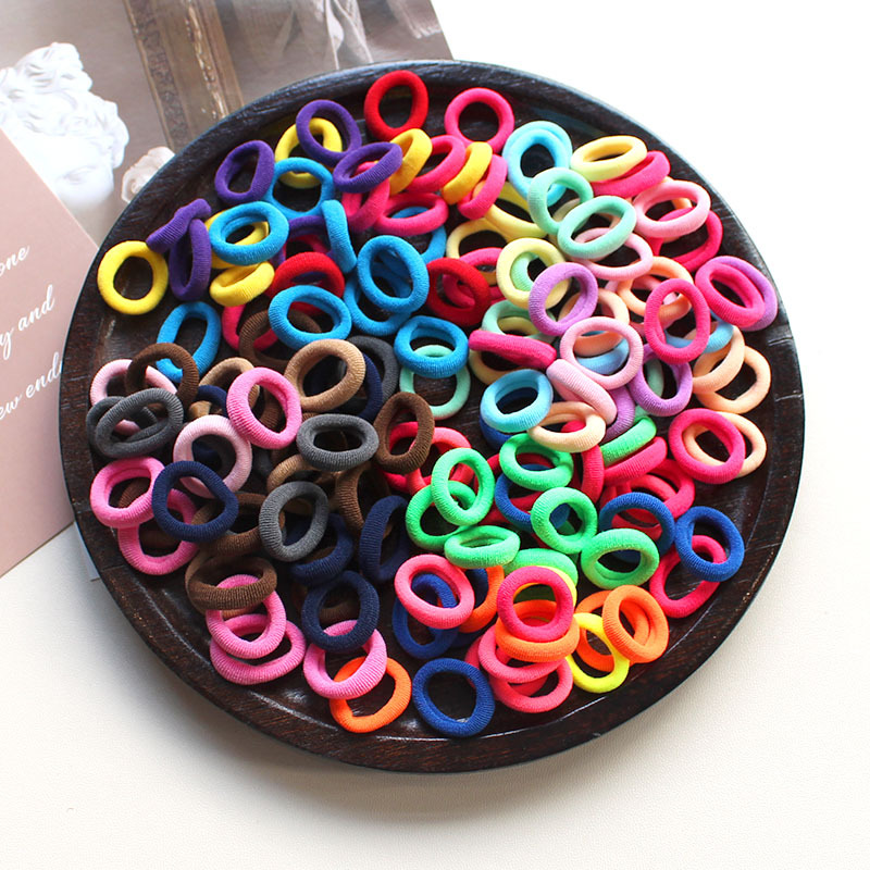 100 Pcs/Lot Elastic Hair Bands - огляд і ціна Baby Gear