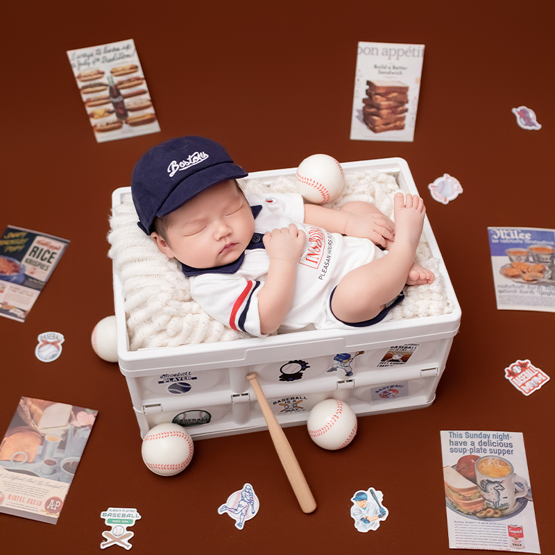 Sport Baseball Theme Newborn B - огляд і ціна Infant Photography Props Outfit