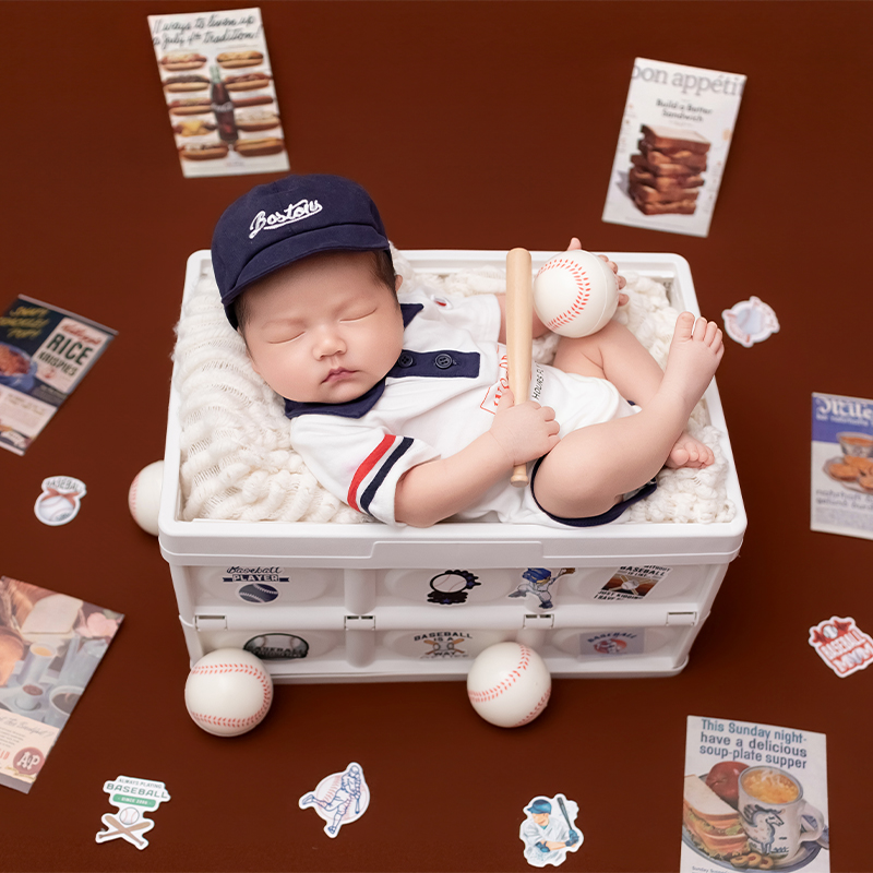 Sport Baseball Theme Newborn B - огляд і ціна Infant Photography Props Outfit
