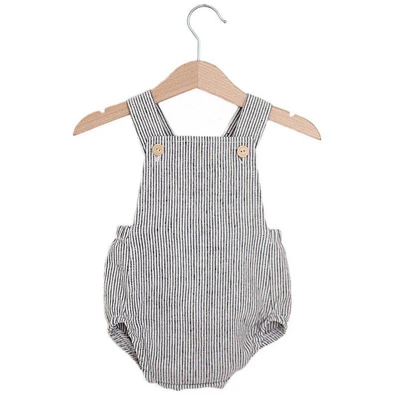 Newborn Baby Boy Girl Romper F - огляд і ціна Baby Summer Linen Sleeveless Jumpsuit