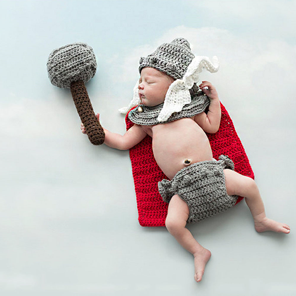 Newborn Photography Props Thor - огляд і ціна Infant Photography Props Outfit